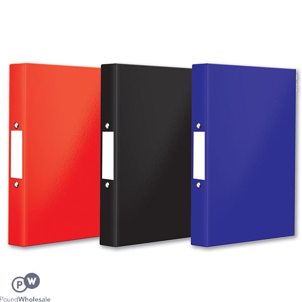 A4 RINGBINDER FOLDER 3 ASSORTED COLOURS