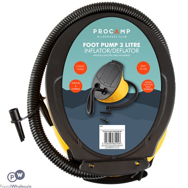 PROCAMP FOOT PUMP 3L