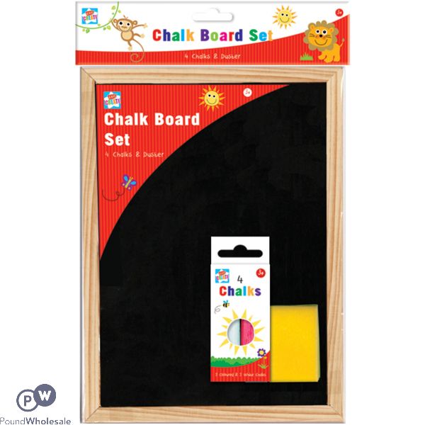 KIDS CREATE A4 CHALK BOARD SET