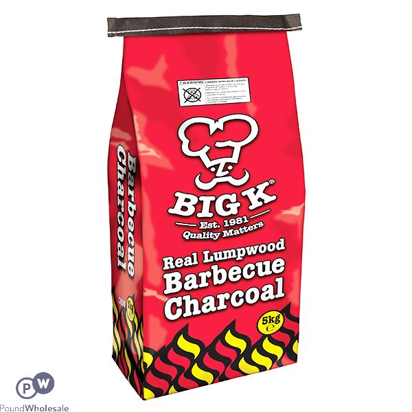 Big K Real Lumpwood Barbecue Charcoal 5kg