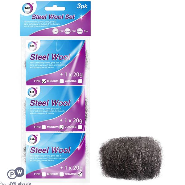 Did Steel Wool Set 3 Pack