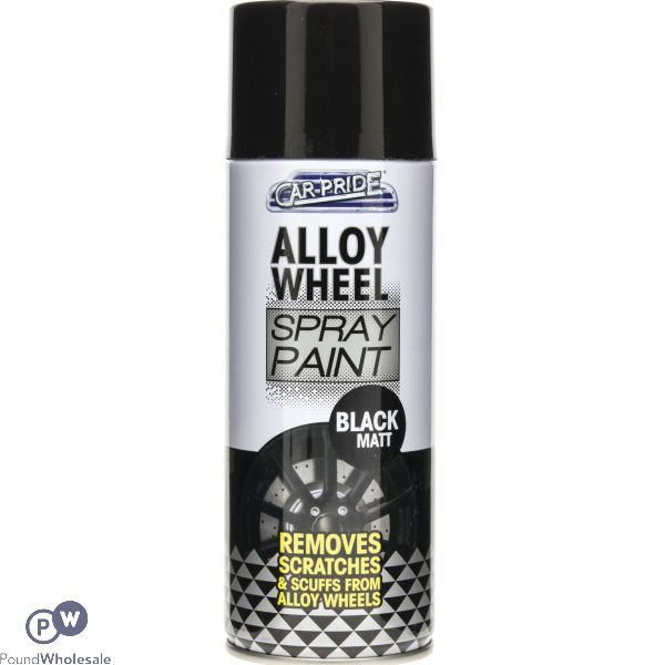Car Pride Alloy Wheel Matt Black Spray Paint 400ml