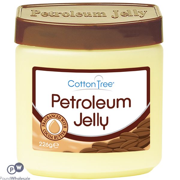 COTTON TREE PETROLEUM JELLY WITH COCOA BUTTER 226G