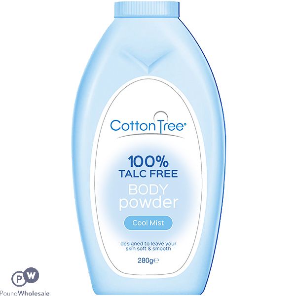 COTTON TREE TALC FREE COOL MIST BODY POWDER 280G
