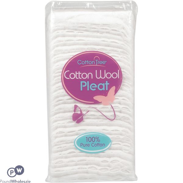 COTTON TREE 100% COTTON WOOL PLEAT 80G