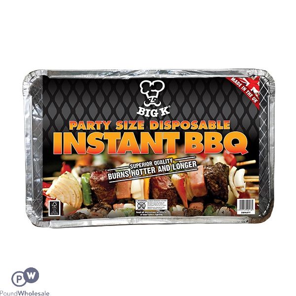 Big K Party Size Disposable Instant Bbq