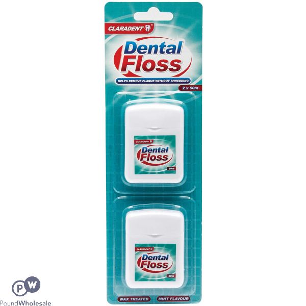 Claradent Dental Floss 2 Pack