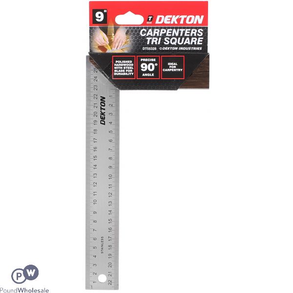 DEKTON CARPENTERS TRI SQUARE 9"