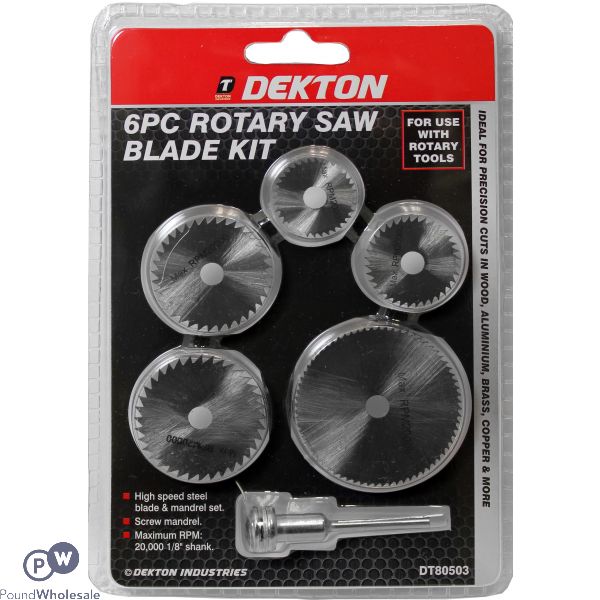 DEKTON ROTARY SAW BLADE KIT