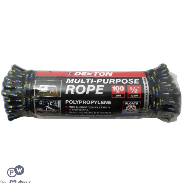 DEKTON 1/2" x 100FT MULTIPURPOSE ROPE