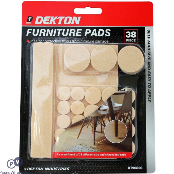 DEKTON 38 PIECE FURNITURE PADS