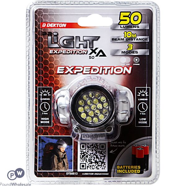 DEKTON PRO LIGHT XA50 EXPEDITION HEAD TORCH