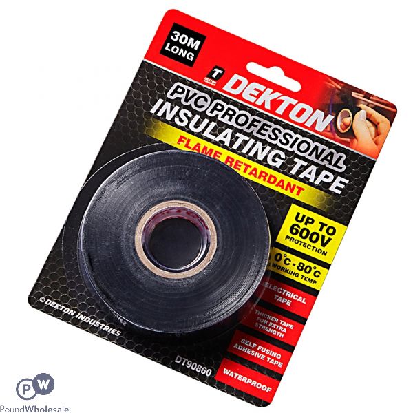 Dekton PVC Professional Insulating Tape 30m