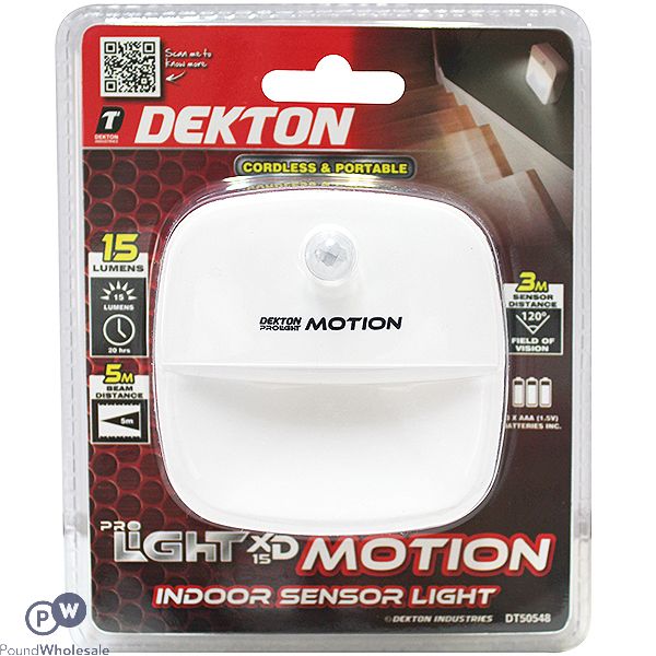 DEKTON PRO LIGHT XD15 MOTION INDOOR SENSOR LIGHT