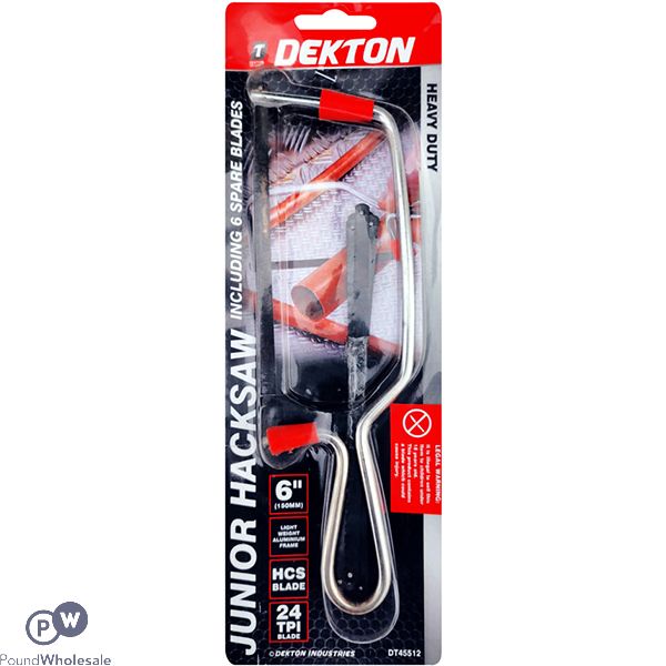 Dekton Junior Hacksaw Set 6"