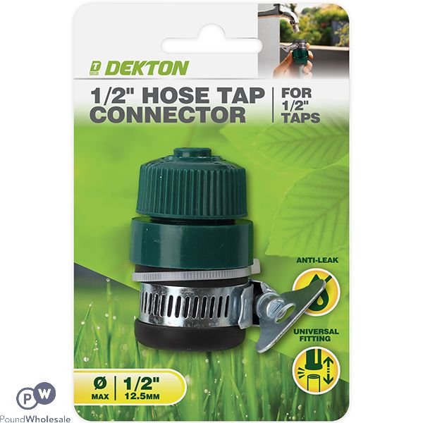 Dekton Universal 1/2" Hose Tap Connector