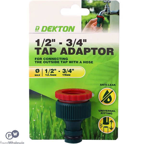 Dekton Universal 1/2" Tap Adaptor