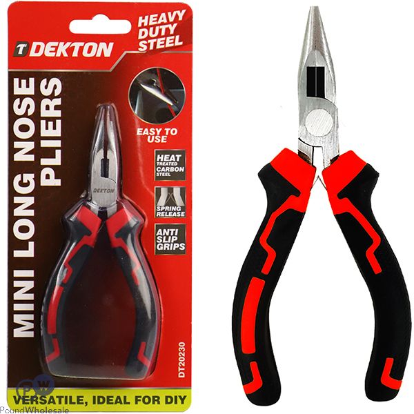 Dekton Steel Mini Long Nose Pliers