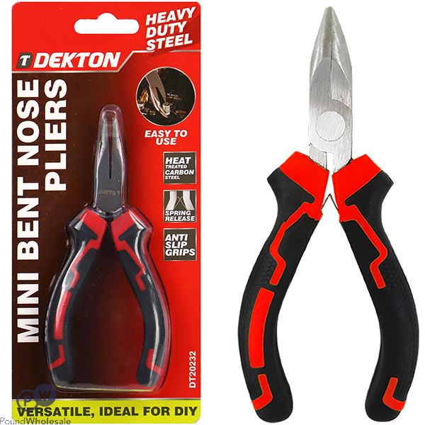 Dekton Steel Mini Bent Nose Pliers