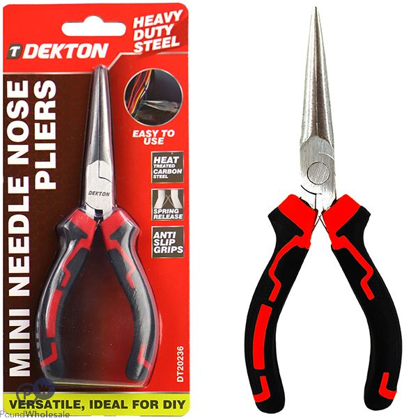 Dekton Steel Mini Needle Nose Pliers