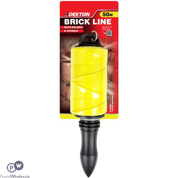 Dekton Yellow Brick Line With Holder & Spindle 50m