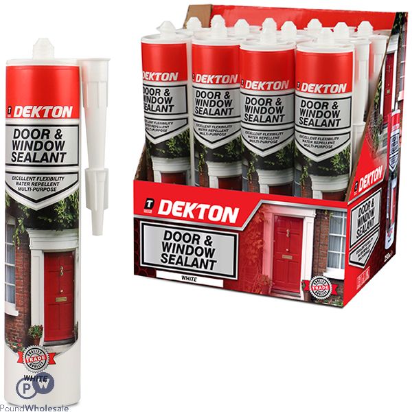 Dekton White Door & Window Sealant 290ml Cdu