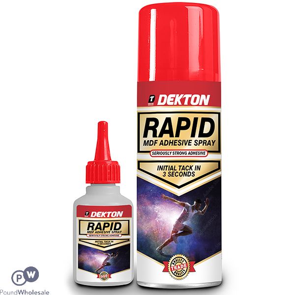 Dekton Rapid Mdf Adhesive Spray Kit 2pc
