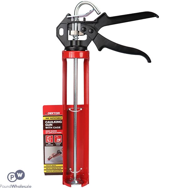 Dekton 360° Rotatable Caulking Gun With Cage 40cm