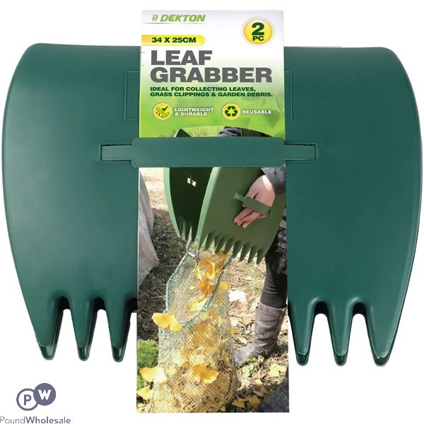 Dekton Garden Leaf Grabber Set 2pc 34cm X 25cm