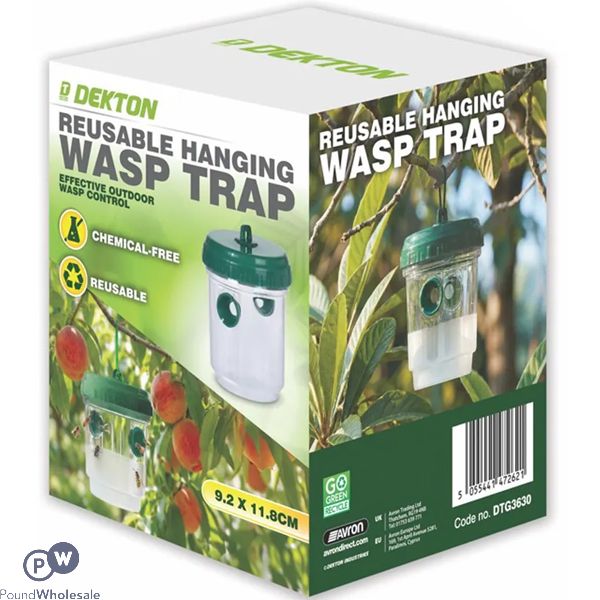 Dekton Reusable Hanging Wasp Trap 9.2cm X 11.8cm