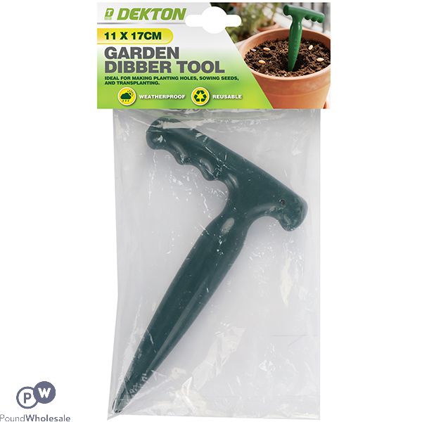 Dekton Garden Dibber Tool 11cm X 17cm