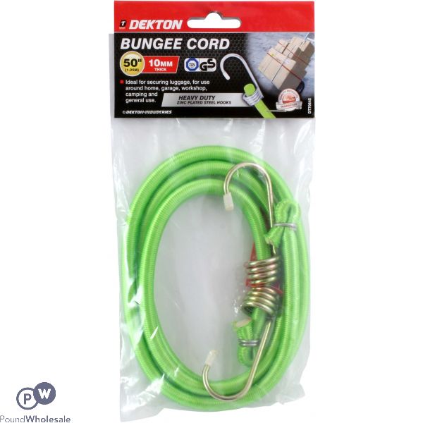 Dekton 50" X 10mm Heavy Duty Bungee Cord
