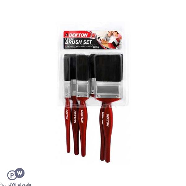 Dekton Paint Brush Brush Set 5pc