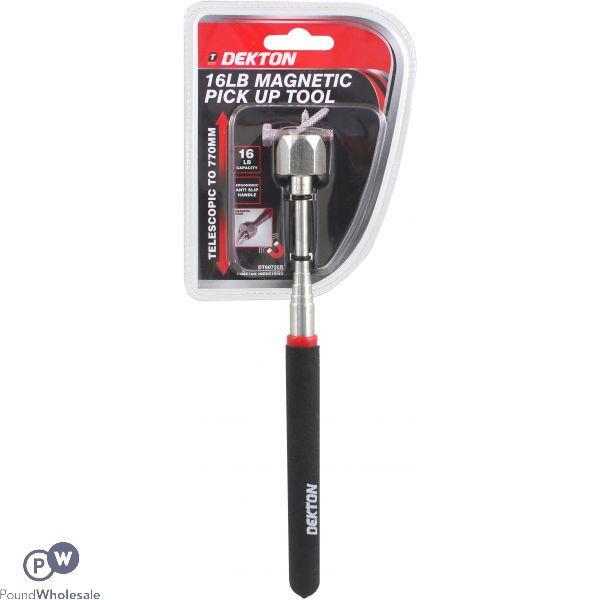 Dekton 16lb (7.25kg) Telescopic To 620mm Magnetic Heavy Duty Pick Up Tool