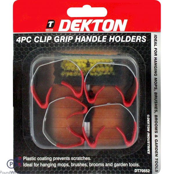 Dekton 4pc Clip Grip Handle Holders