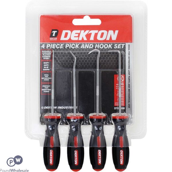 Dekton 4 Piece Pick And Hook Set