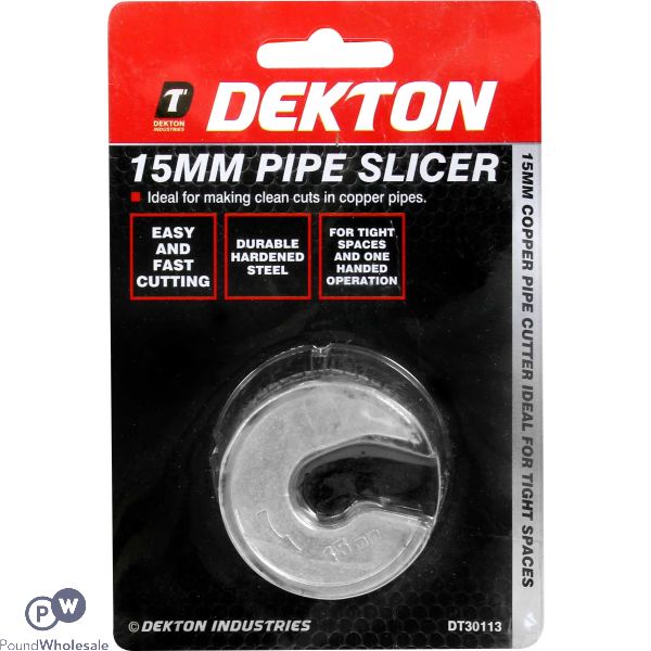 DEKTON PIPE SLICER 15mm