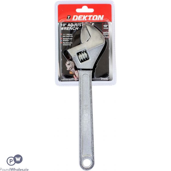 DEKTON ADJUSTABLE WRENCH 10"