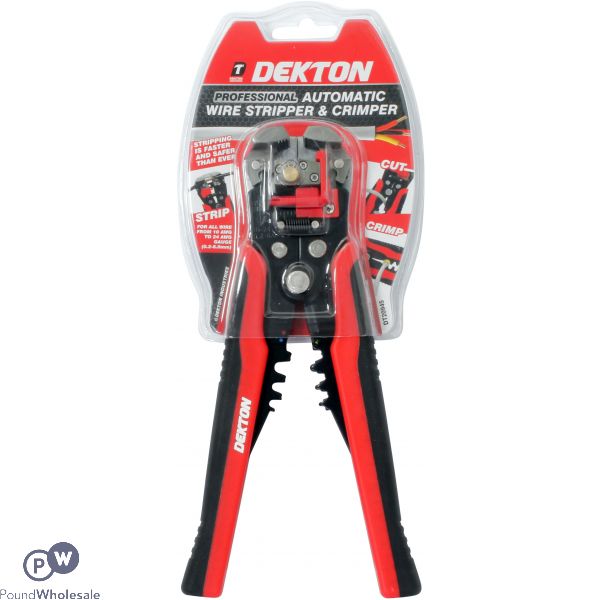 DEKTON PROFESSIONAL AUTOMATIC WIRE STRIPPER & CRIMPER