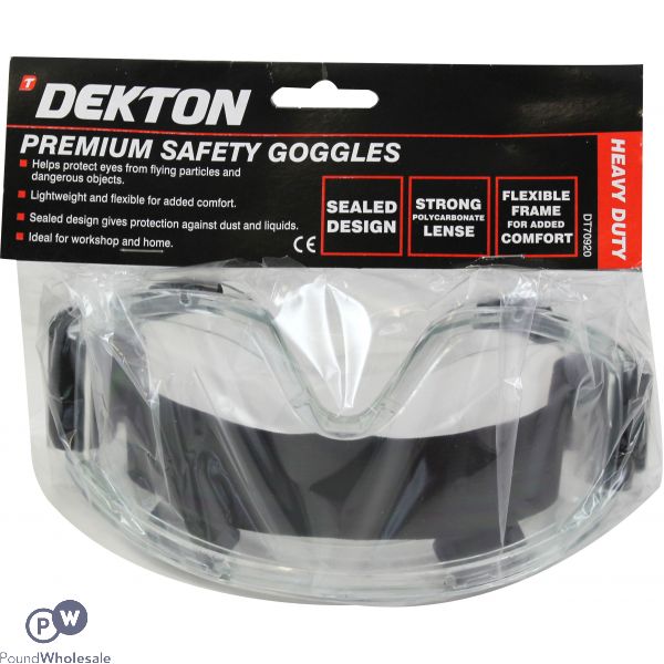 Dekton Premium Safety Goggles