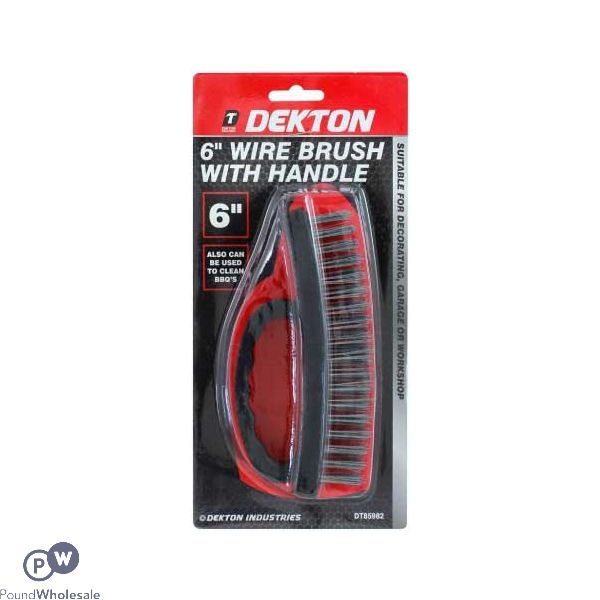 Dekton 6" Wire Brush With Handle