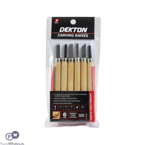 Dekton Carving Knife Set 6 Piece