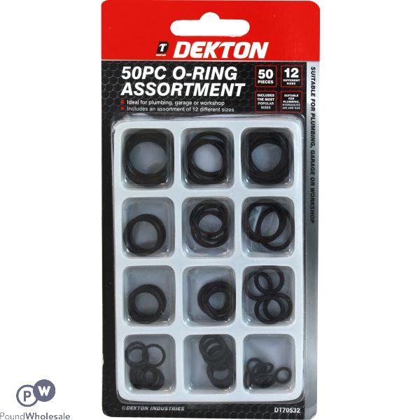 Dekton 50pc O-Ring Assortment
