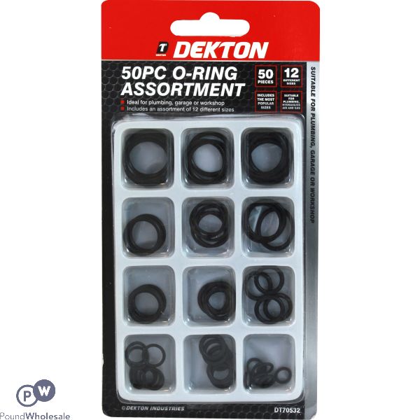 DEKTON 50PC O-RING ASSORTMENT