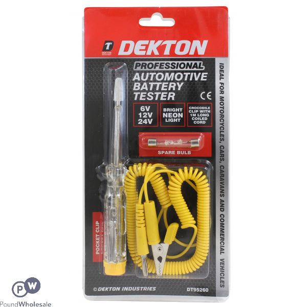 Dekton Professional Automotive Battery Tester