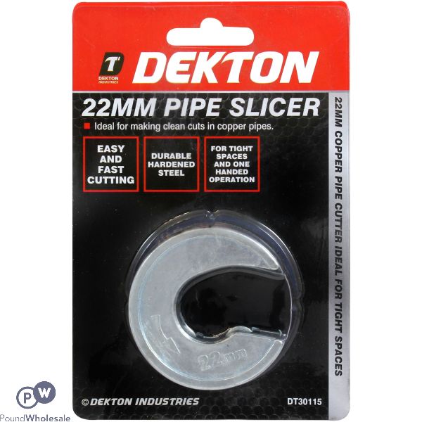 DEKTON PIPE SLICER 22MM