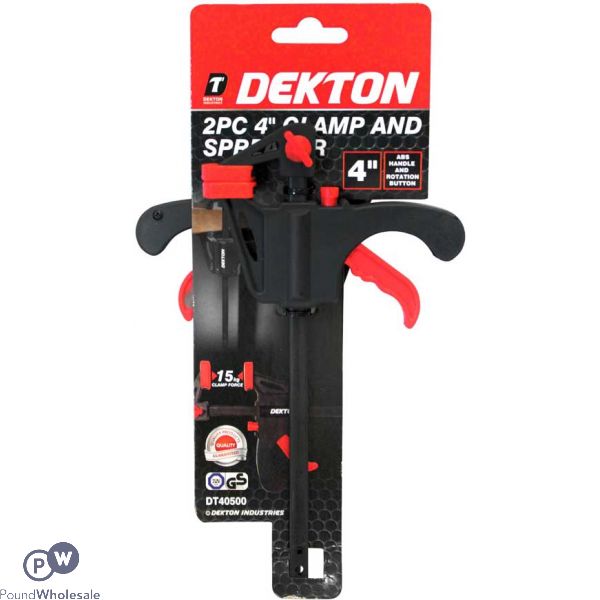 DEKTON 4" CLAMP AND SPREADER 2PC