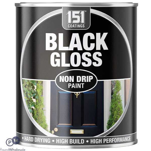 151 Black Gloss Non-drip Paint 300ml