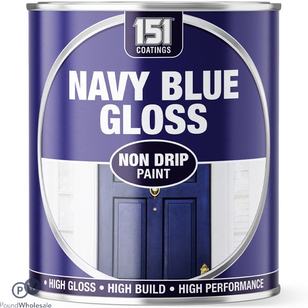 151 Navy Blue Gloss Non-drip Paint 300ml