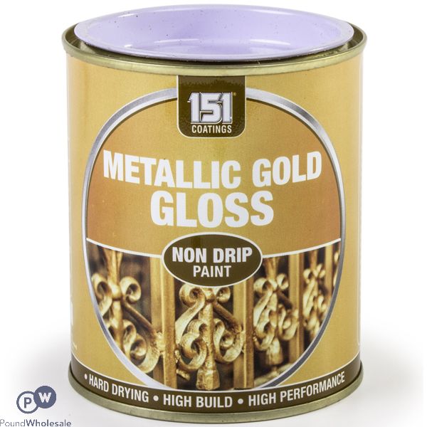 151 Metallic Gold Gloss Non-drip Paint 300ml